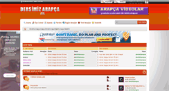Desktop Screenshot of dersimizarapca.net